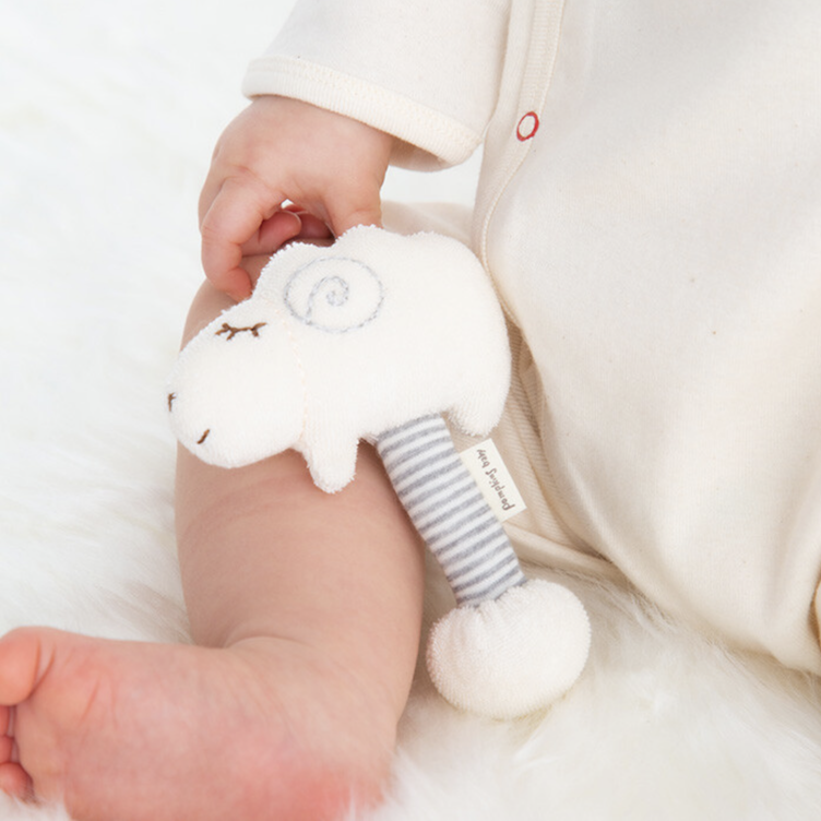 Baby grasping toy sheep