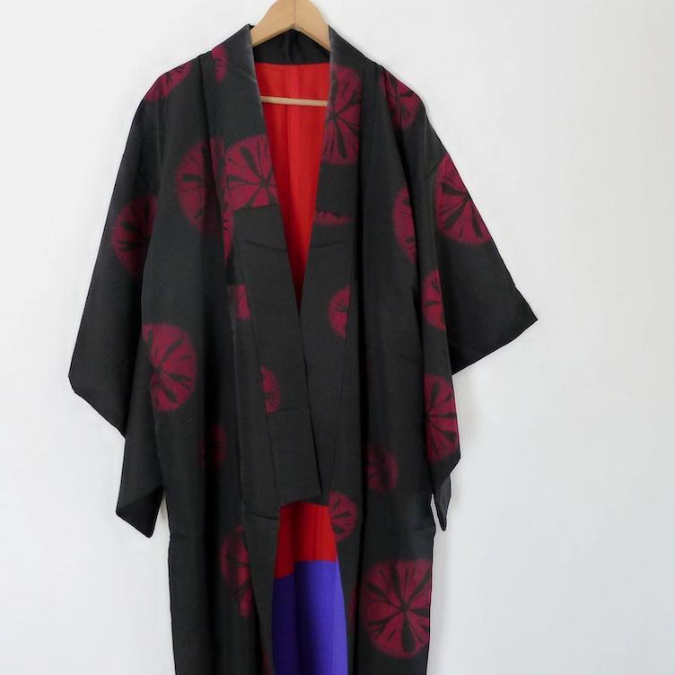 Silk Kimono Shibori